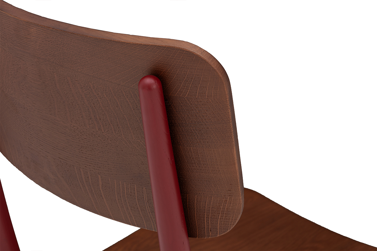 dining chair-enna-matte-red-detail2